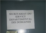 Secrétariat du Chef de service des domaines